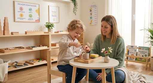 Metodo Montessori: cos'è, principi e come applicarlo a casa