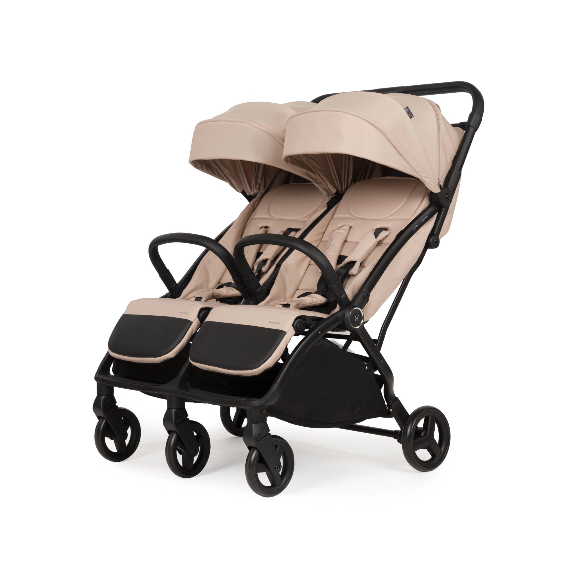 Passeggino Gemellare Adamex Alto Beige