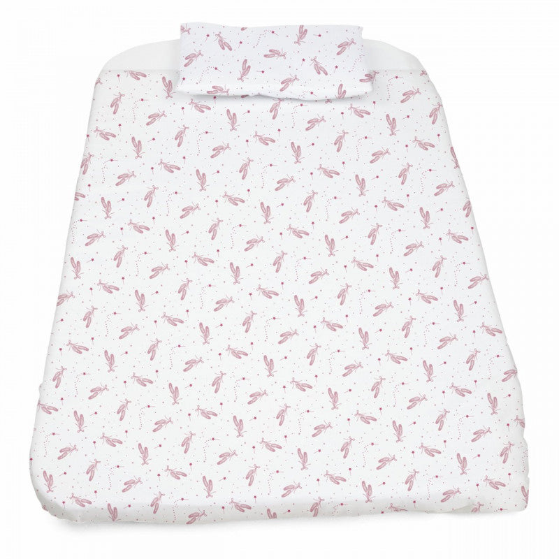 Chicco- Completo Lenzuola Culla Forever Bear Pink