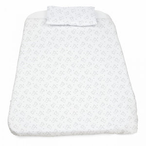 Chicco- Completo Lenzuola Culla Forever Bear Grey