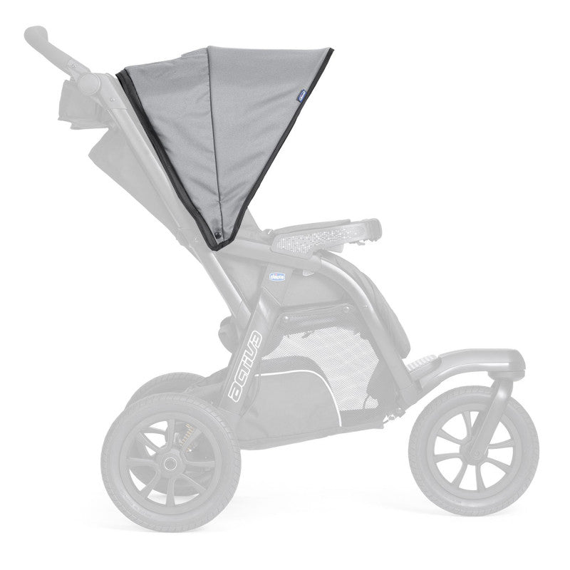Capotta Passeggino Chicco Activ3 Jet Iron Black - 3