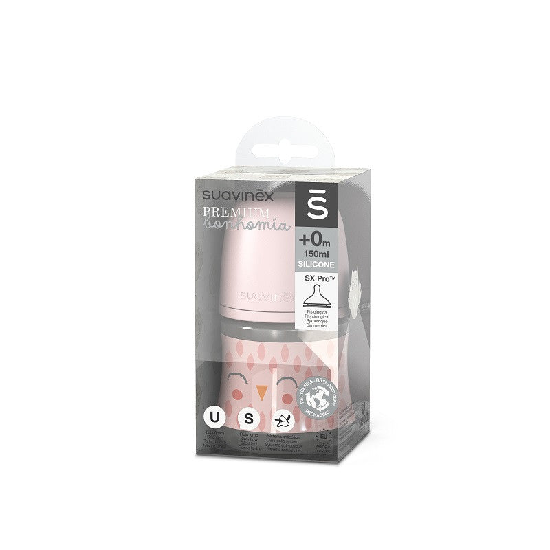 Suavinex - Biberon Bonhomia 150 ml - Rosa - 3