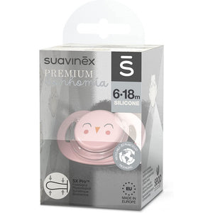Suavinex - Ciuccio Bonhomia 6/18 Mesi - Rosa - 4