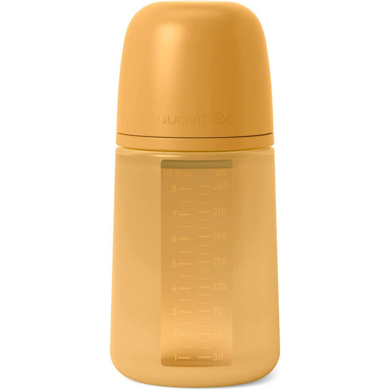 Suavinex - Biberon in Silicone da 240 ml - Colour Essence Mango