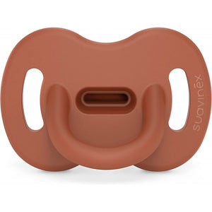 Suavinex - Ciuccio in Silicone 100% - 6/18 Mesi - Orange Sunset