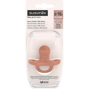 Suavinex - Ciuccio in Silicone 100% - 6/18 Mesi - Orange Sunset - 3