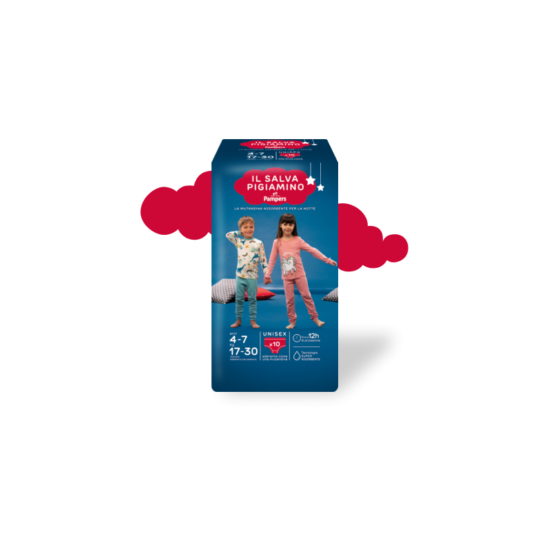 Pampers - Il Salva Pigiamino 4 - 7 Anni