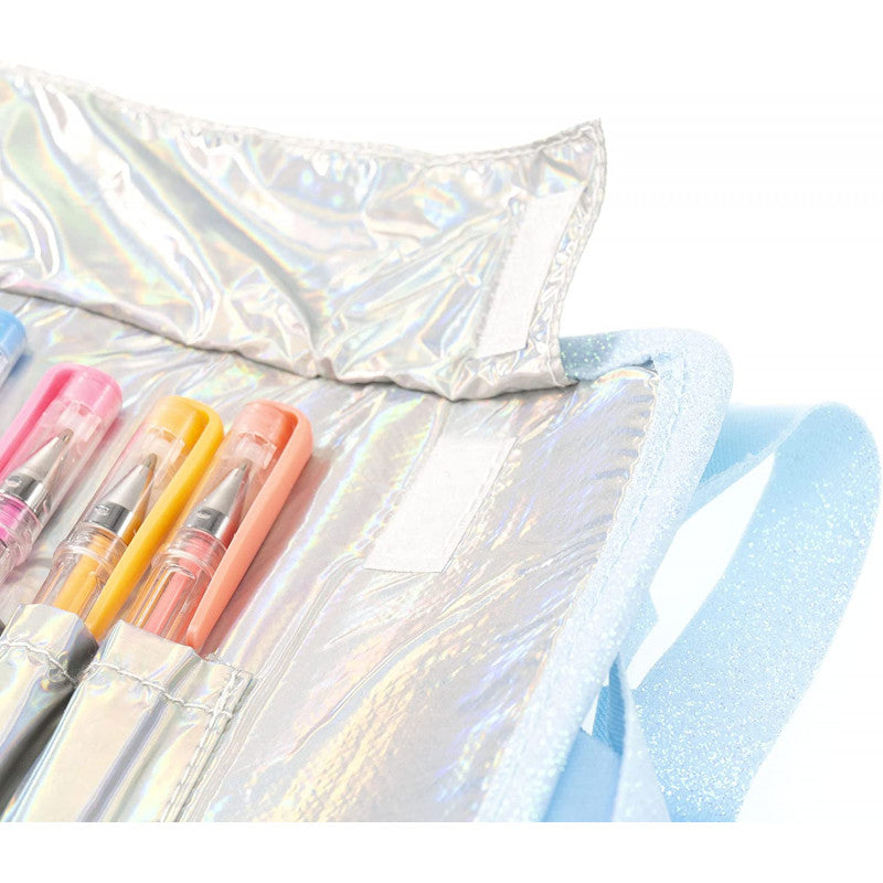 Girabrilla - Puffer Pencil Case-Roll - Violet - 3