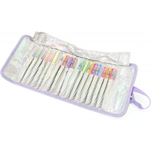 Girabrilla - Puffer Pencil Case-Roll - Violet - 5
