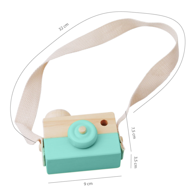 Macchina Fotografica In Legno - Photoloom Mint - 4