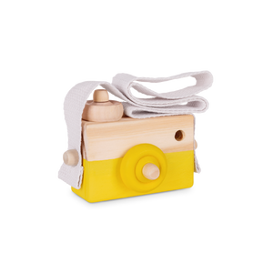 Macchina Fotografica In Legno - Photoloom - Yellow