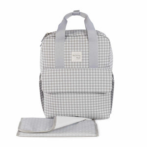 Walking Mum - Zaino Vichy - Grigio - 6