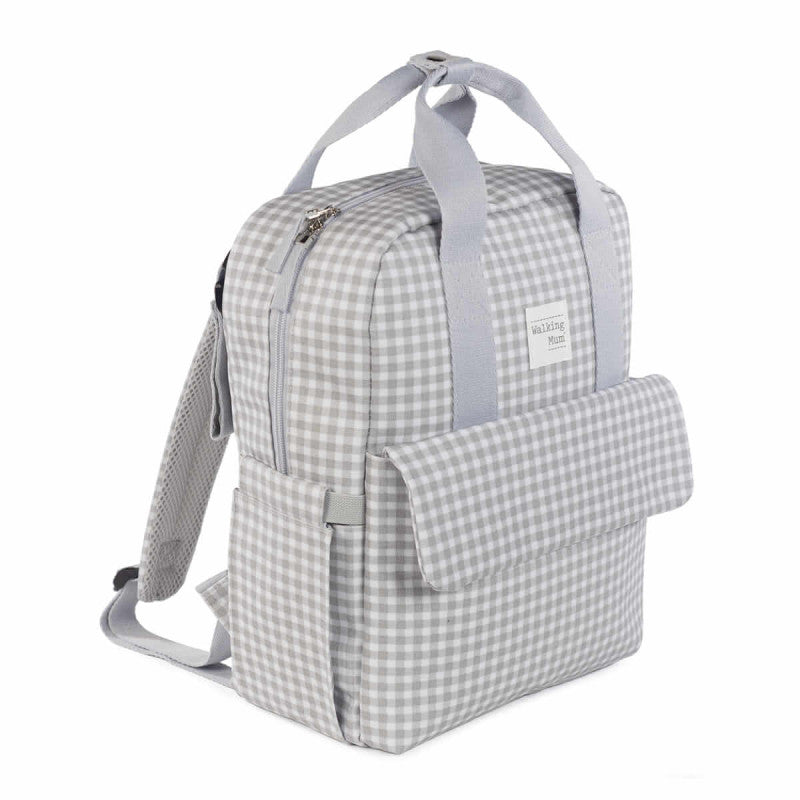 Walking Mum - Zaino Vichy - Grigio - 8
