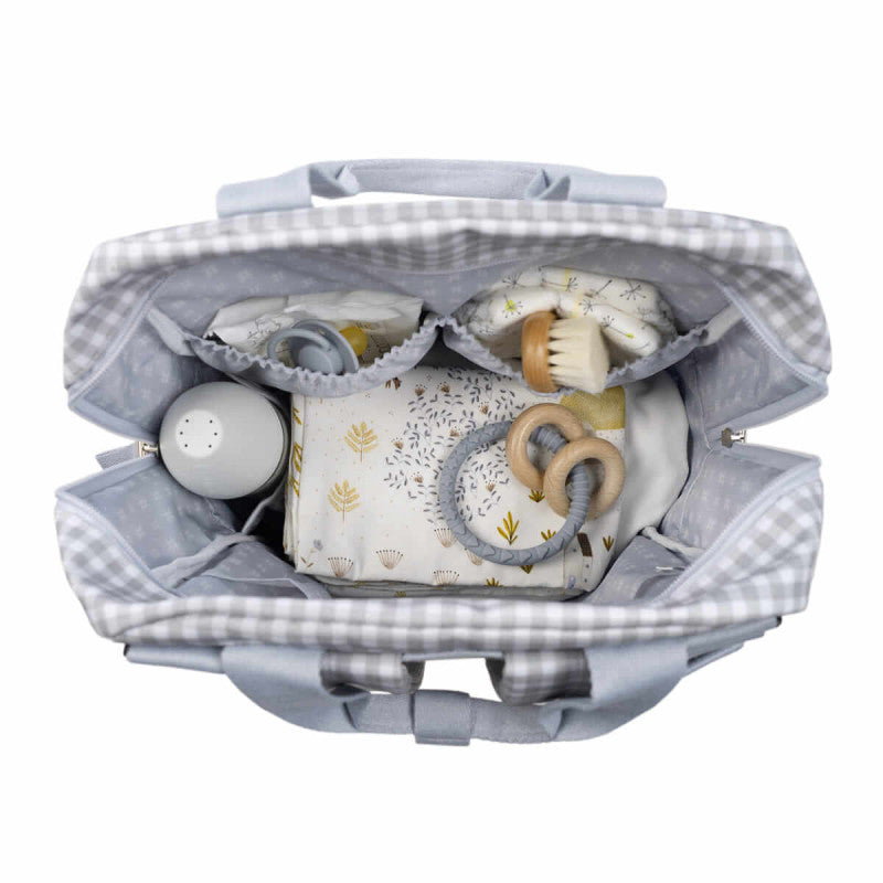 Walking Mum - Zaino Vichy - Grigio - 10