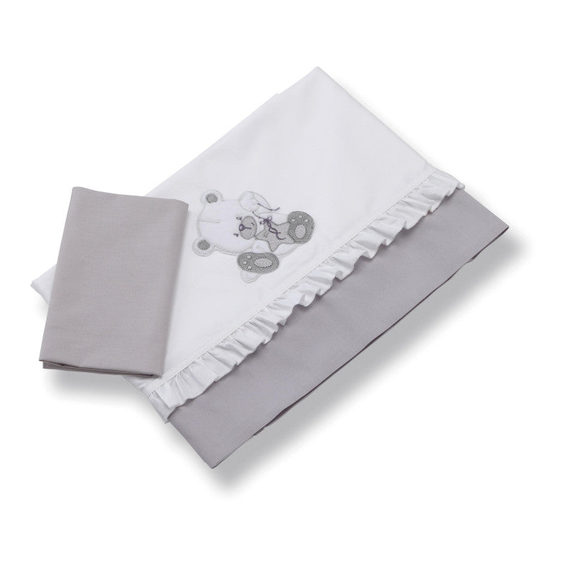 Azzurra Design - Set Lenzuolino Dido Grey