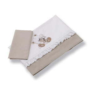 Azzurra Design - Set Lenzuolino Dido Avana
