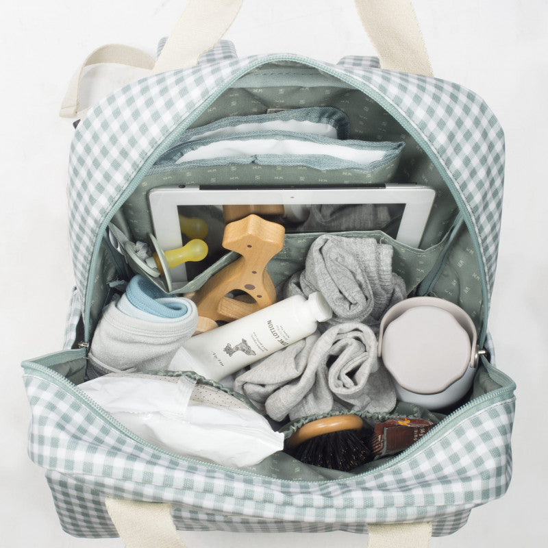 Zaino Passeggino I Love Vichy Verde - 2