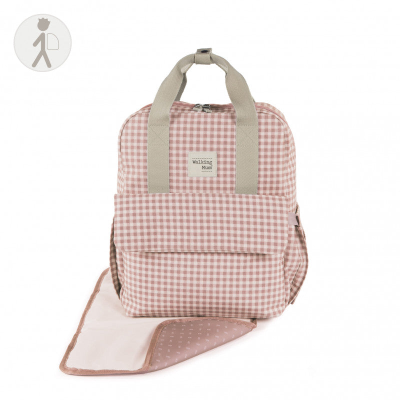 Zaino Passeggino I Love Vichy Rosa