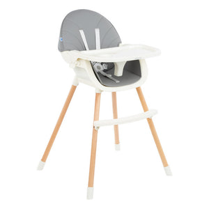 kikkaboo - Seggiolone 2in1 Nutri Wood