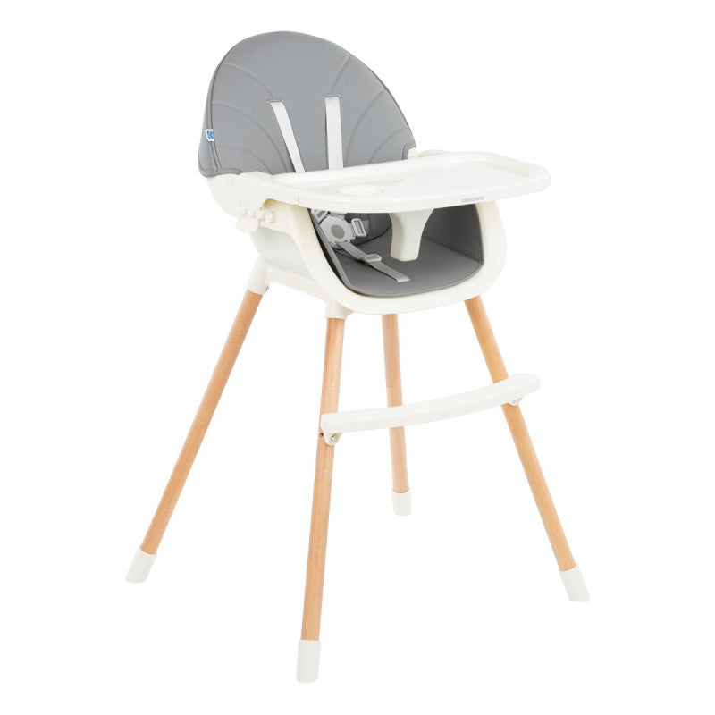 kikkaboo - Seggiolone 2in1 Nutri Wood