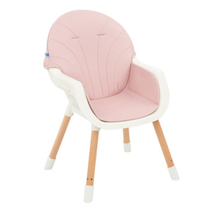 kikkaboo - Seggiolone 2in1 Nutri Wood Pink - 4