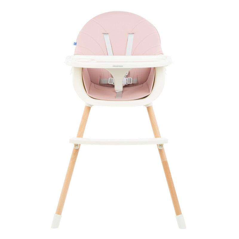 kikkaboo - Seggiolone 2in1 Nutri Wood Pink - 3