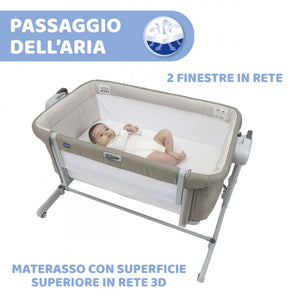 Culla Next2Me Magic Evo Desert Taupe - 2