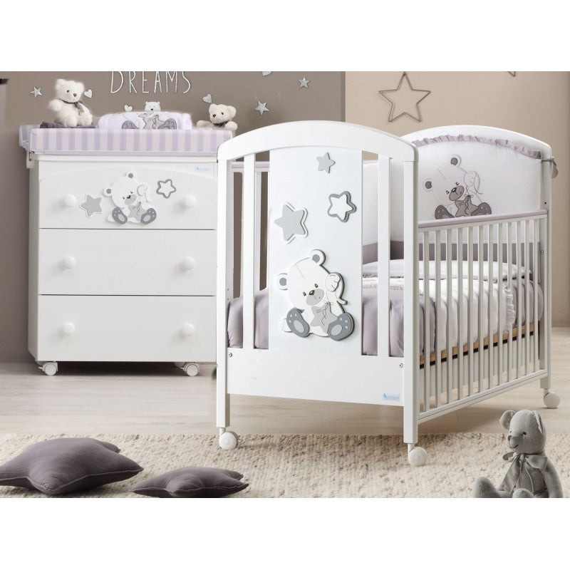 Cameretta Completa Azzurra Design Dido Grigio