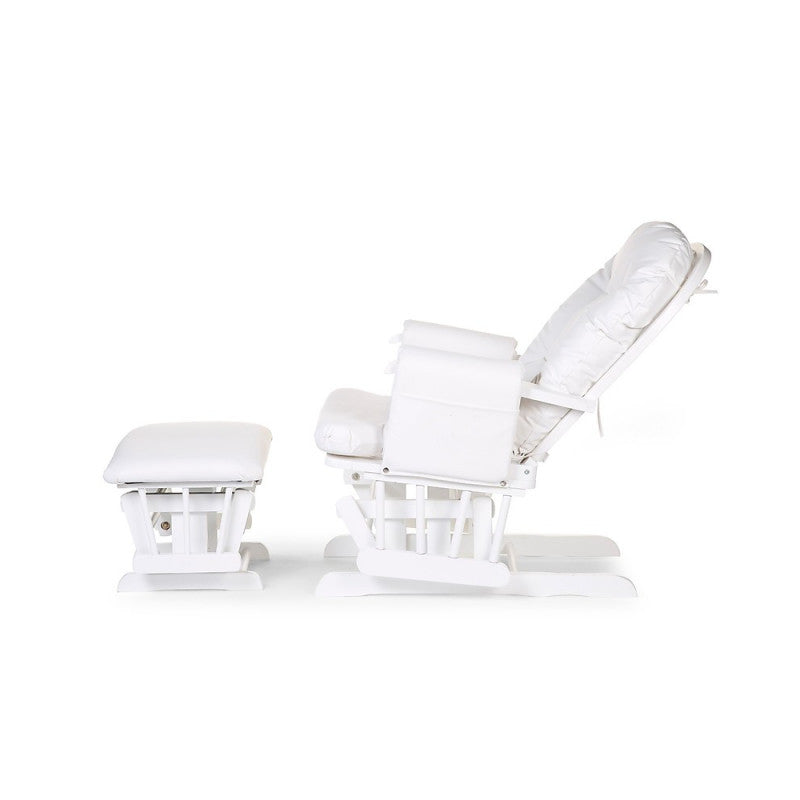 Childhome - Sedia Glinding con Poggiapiedi Bianco - 3