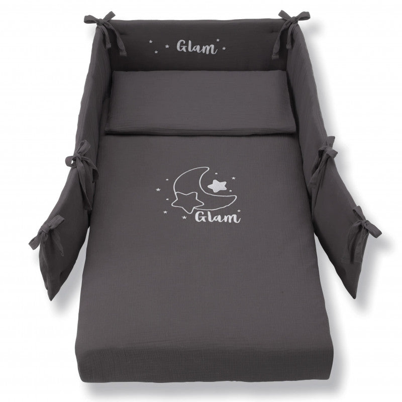Set Glammy In Mussole Di Cotone Lava