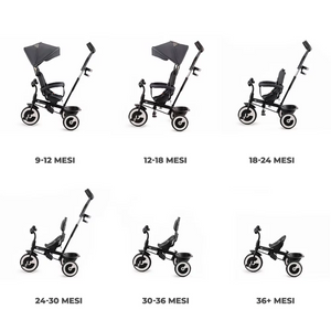 Triciclo Kinderkraft Aston Grey - 4