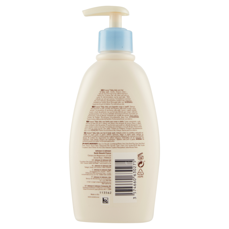 Baby Daily Care Aveeno Bagnetto Corpo e Capelli 300 ml - 2