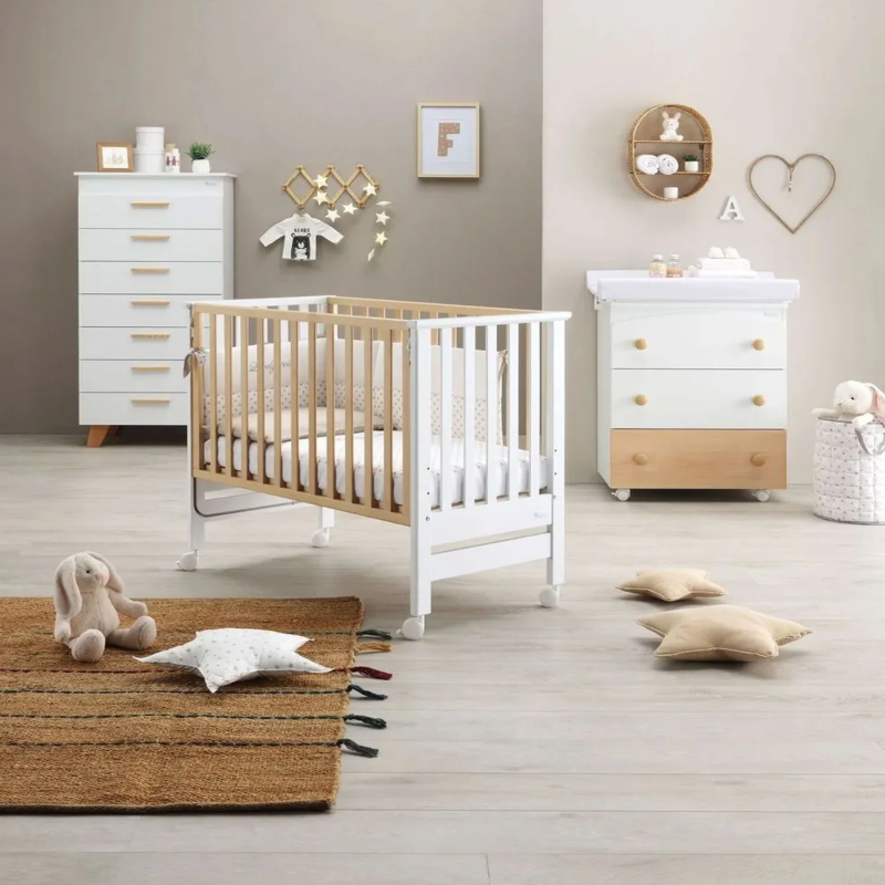 Lettino Contact Bianco Naturale Azzurra Design