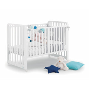 Lettino Glam con Piumone Classico - Bianco