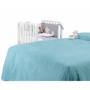 Lettino Glam con Piumone Classico - Bianco - 4