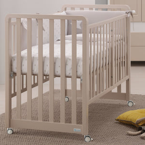 Lettino Glam con Piumone Classico - Avana - 2