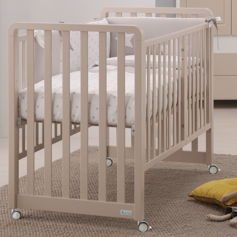 Lettino Glam con Piumone Classico - Avana - 2