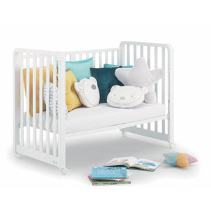Lettino Glam con Piumone Classico - Bianco/Naturale - 6