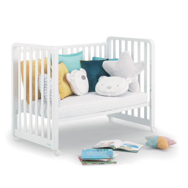 Lettino Glam Bianco Naturale con Piumone Glammy - 5