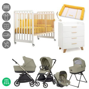 Cameretta Glam con Piumone Glammy e Trio Inglesina Electa