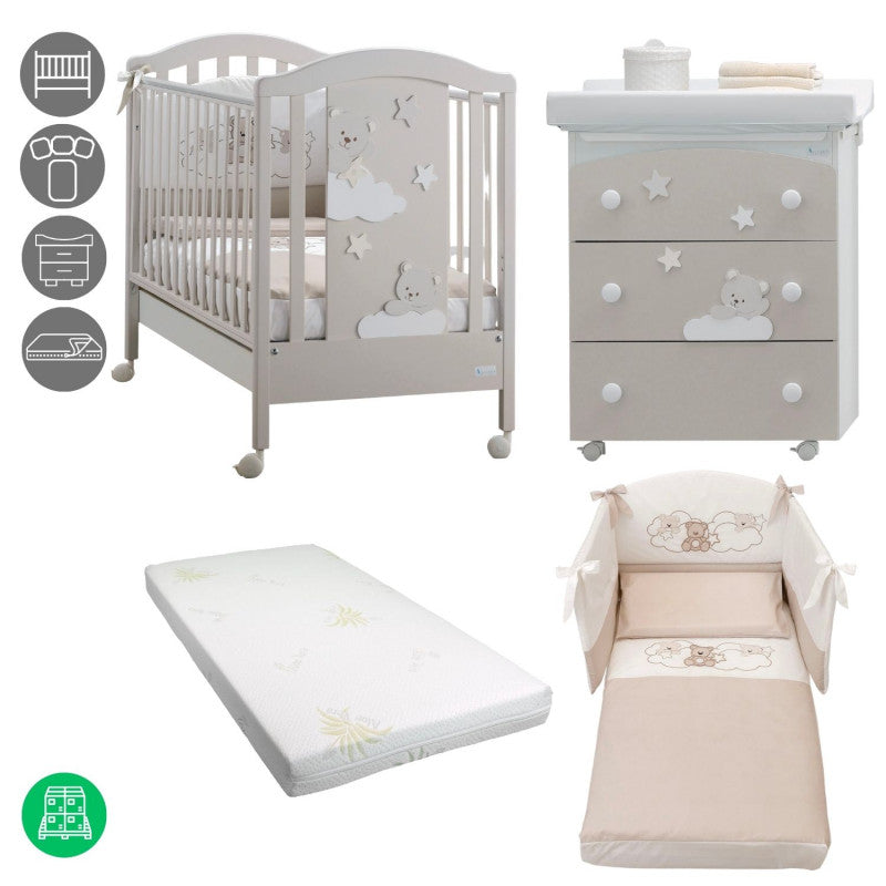 Cameretta Completa  Azzurra Design Mars Avana