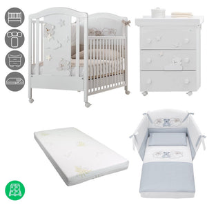 Cameretta Completa  Azzurra Design Mars Bianco