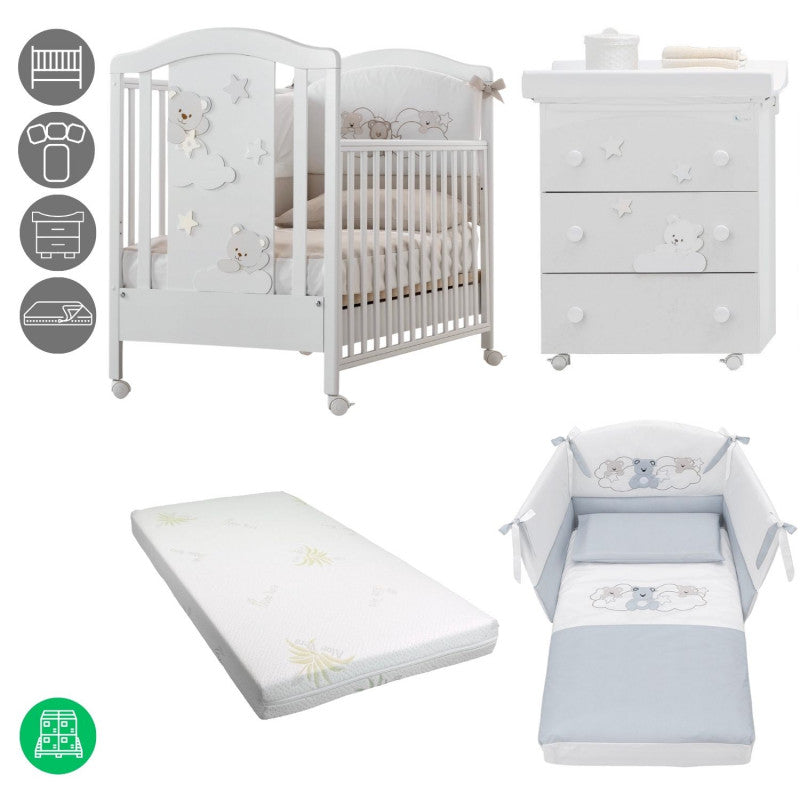 Cameretta Completa Azzurra Design Mars