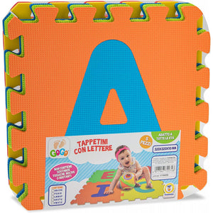 Tappeto Puzzle Lettere - 5 Tessere - 4