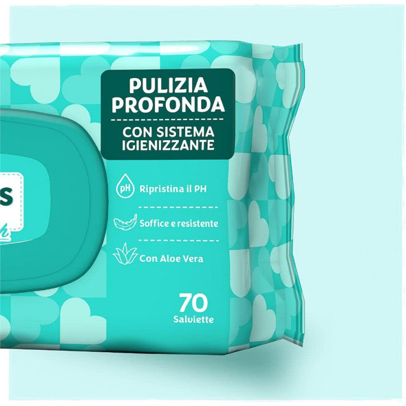12 Confezioni da 70 Pezzi 840 Salviettine Pampers Baby Fresh - 3