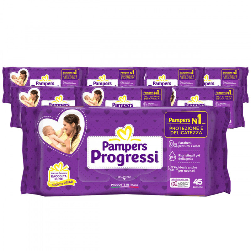Salviettine Pampers Progressi Pacco Scorta