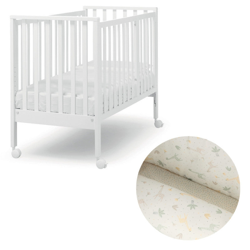 Lettino Completo Erbesi Evolution - Bianco - Giraffe