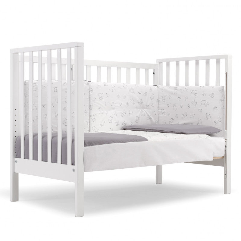 Lettino Completo Erbesi Evolution - Bianco Naturale - Giraffe - 7
