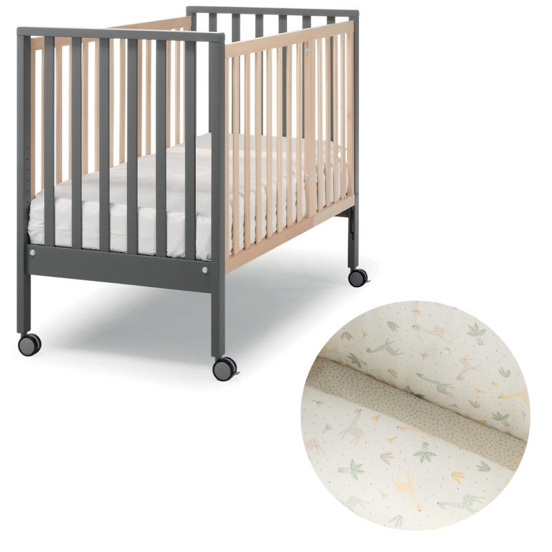 Lettino Completo Erbesi Evolution - Titanio - Giraffe