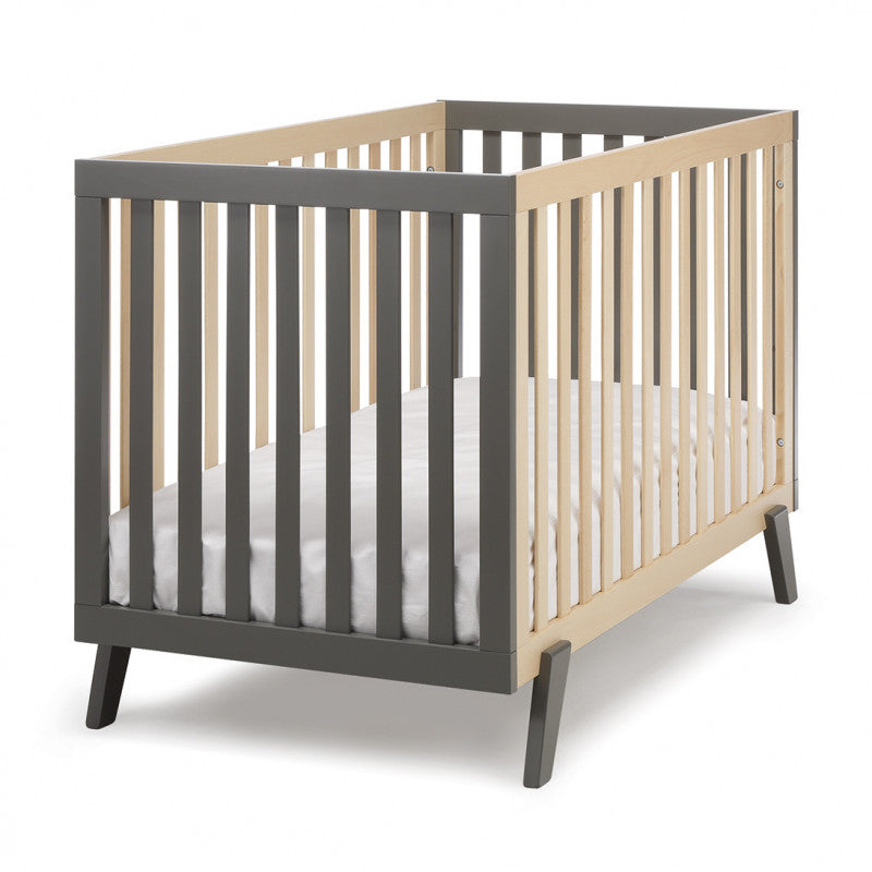 Lettino America Erbesi con sponda Toddler - Titanio